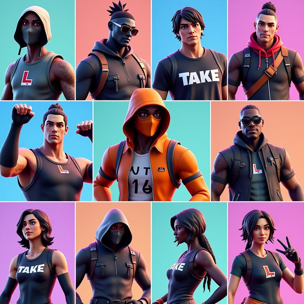 Fortnite Take the L Account Evolution