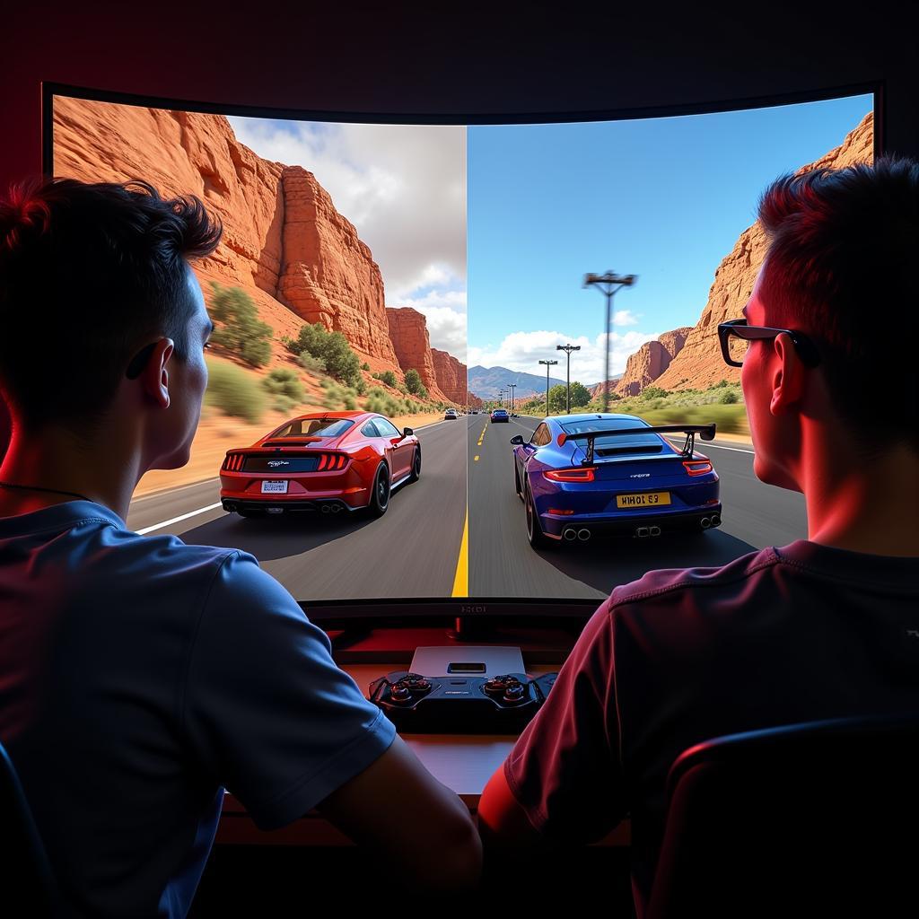 Forza Horizon 4 Split Screen Racing