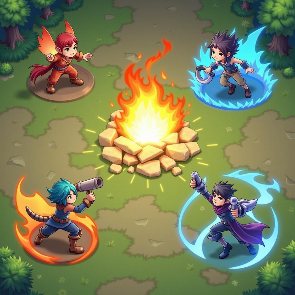 Four Elements Trainer APK Combat Simulation