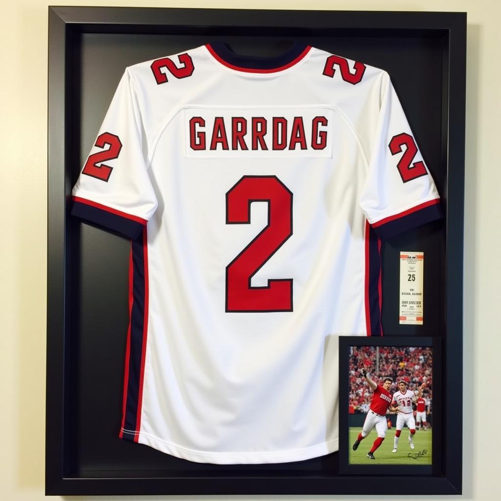 Framed Sports Jersey Memorabilia