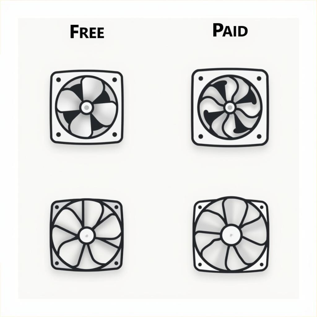 Free and Paid Exhaust Fan Icons