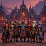 Funny WoW Guild Names: Players in front of Orgrimmar