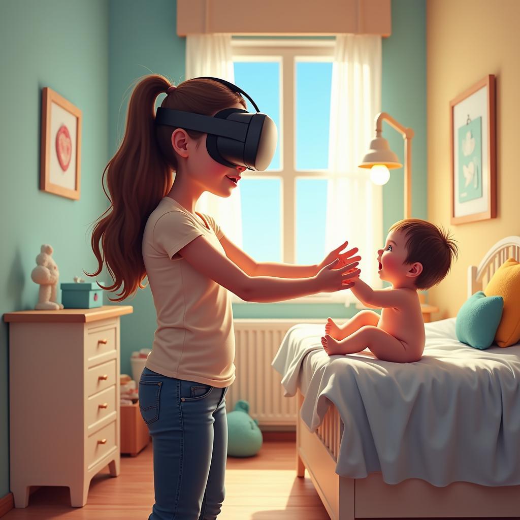 VR Adoption Game Concept Art