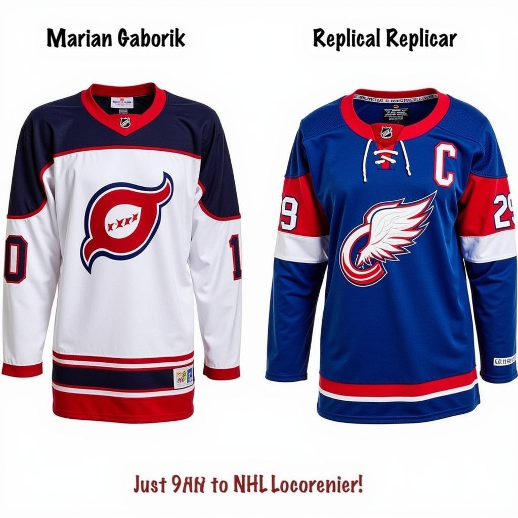 Authentic vs. Replica Marian Gaborik Jerseys 