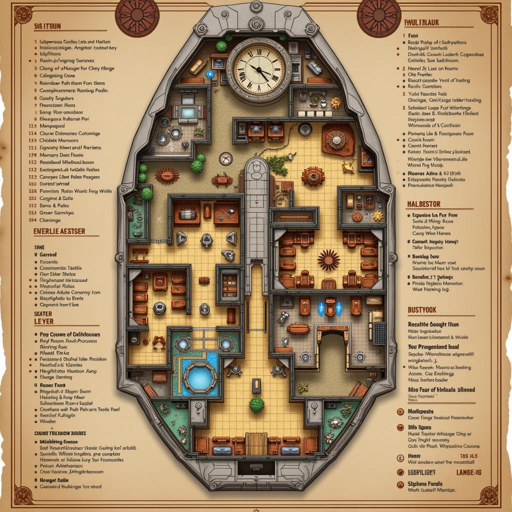 Halcyon Starcruiser Layout Map