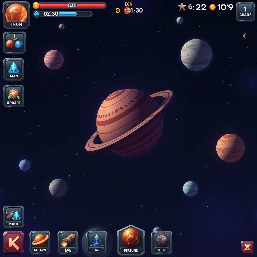 Galaxy Clicker Unblocked Gameplay Screenshot