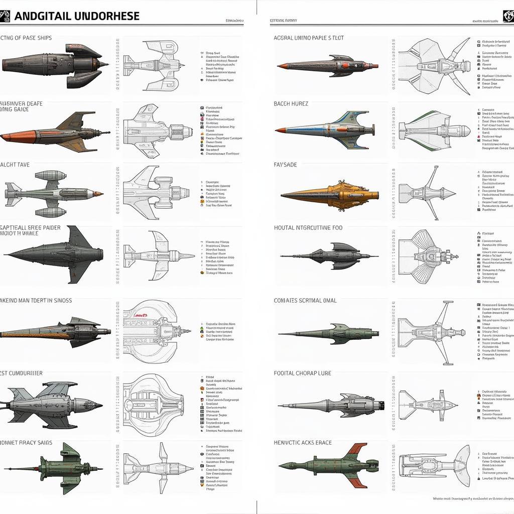 Galaxy Trooper Spaceship Types