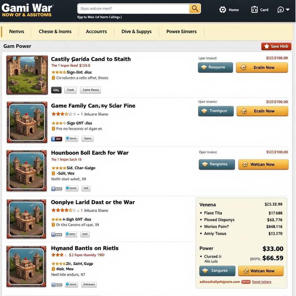 Game of War Accounts for Sale: A Buyer’s Guide