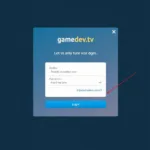 gamedev.tv login page screenshot