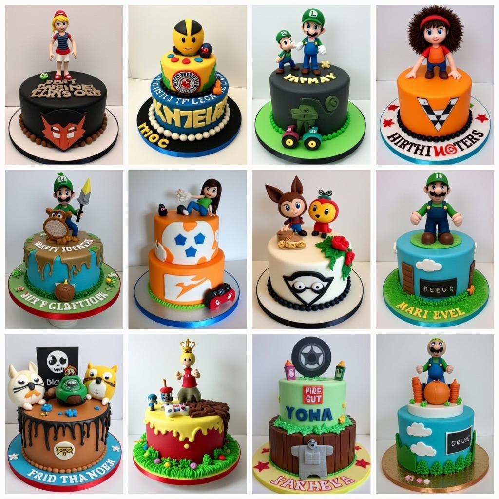 Gamer birthday cake ideas