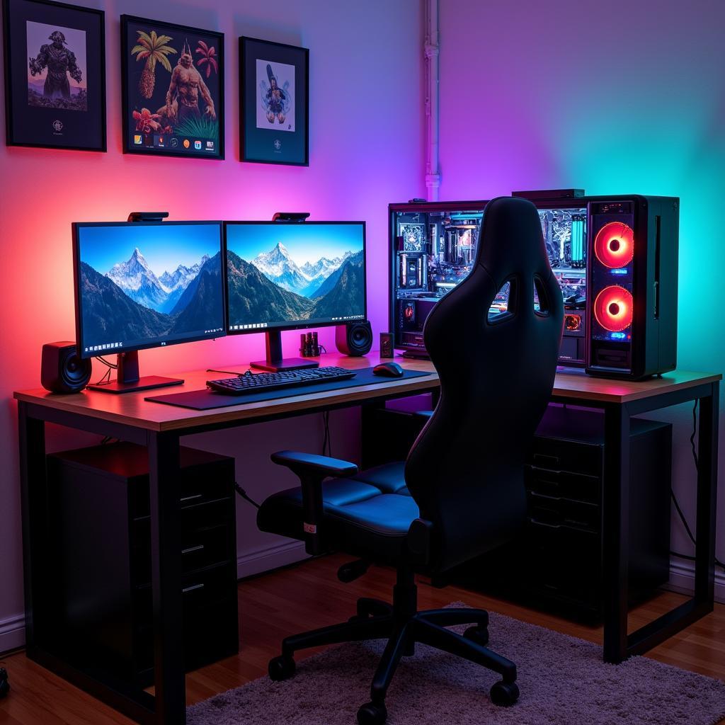 Gamer Desk Setup