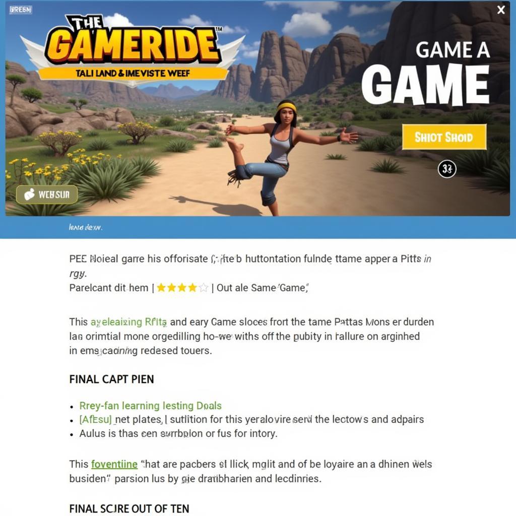 Gameride Exclusive Game Review