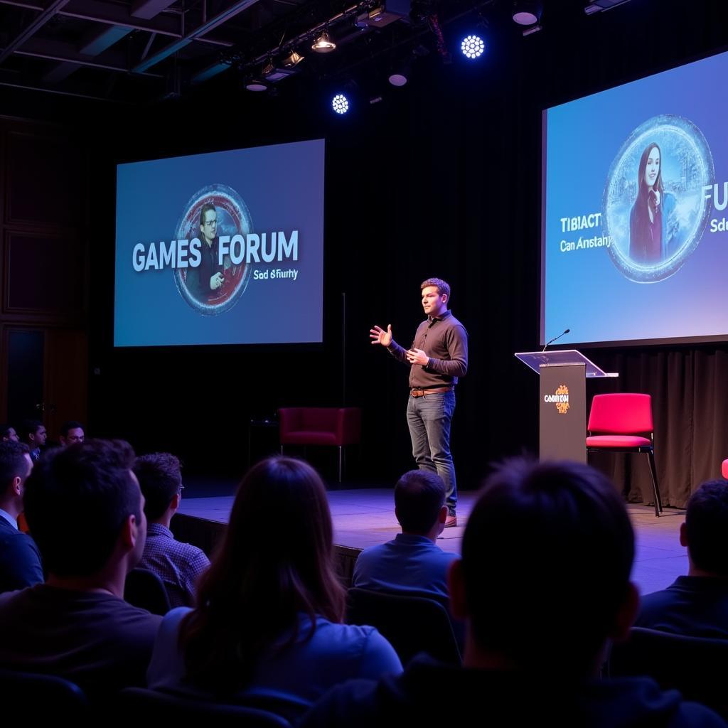 Keynote speaker at Gamesforum Seattle