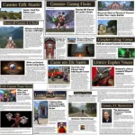 Gaming newsletters collage