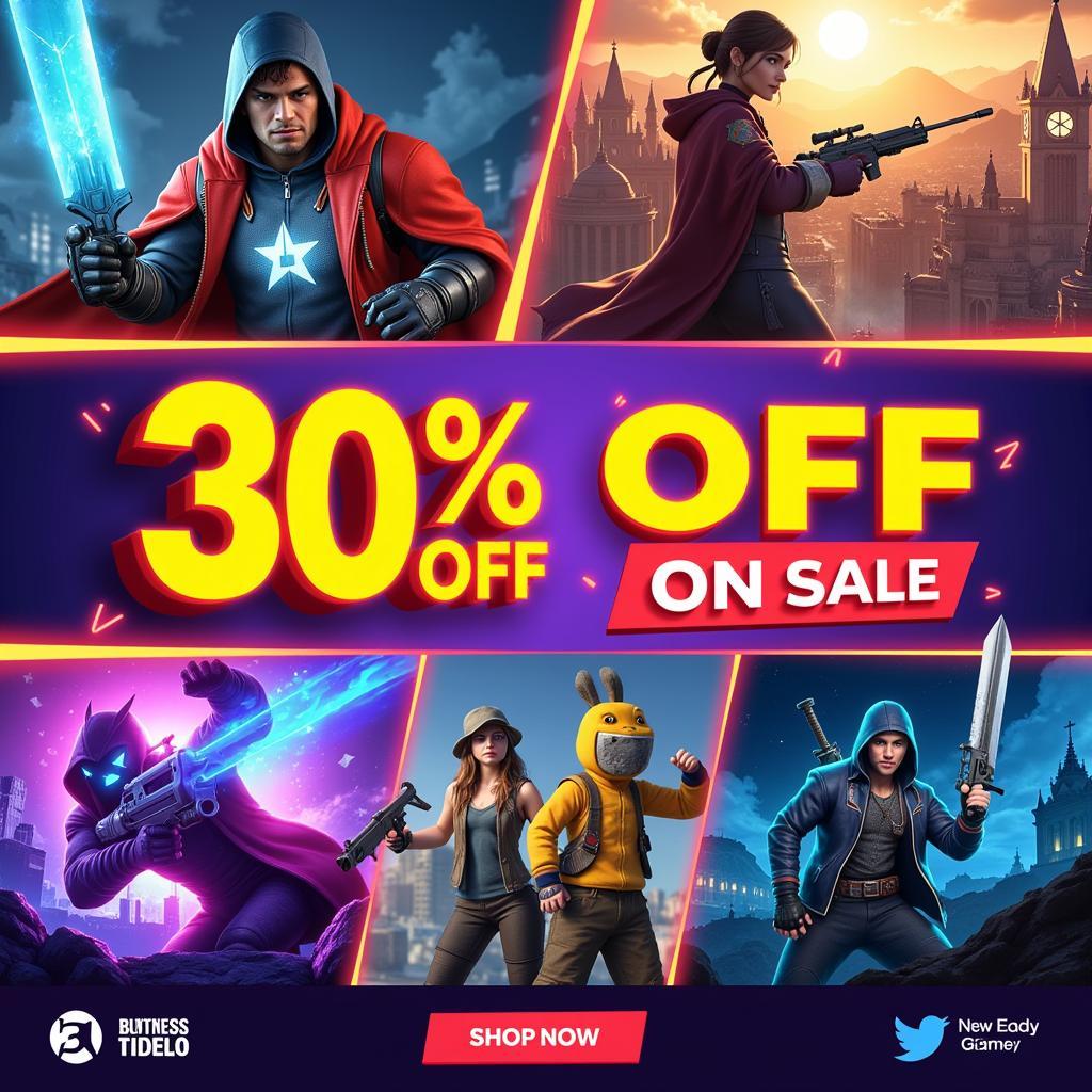 Epic Gaming Sale Banner