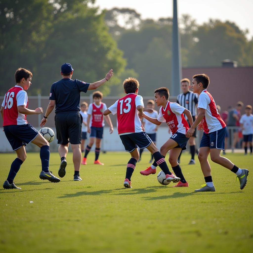 Gem City Youth Football Game Action