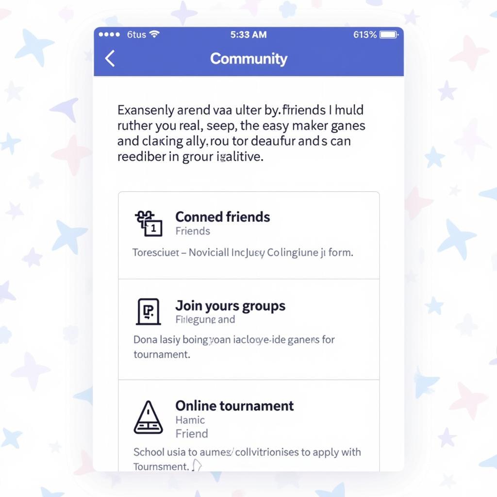 Genplay app's community features