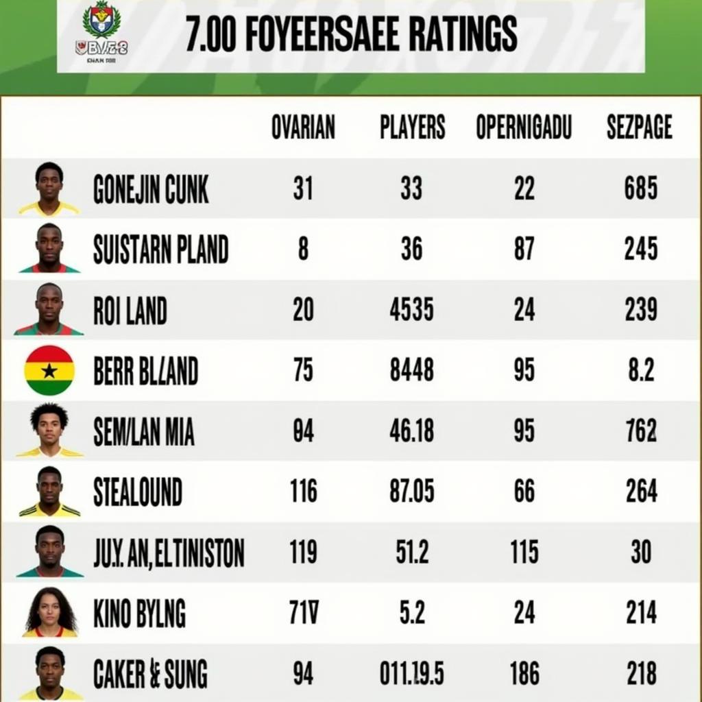 Ghana FIFA 23 Player Ratings