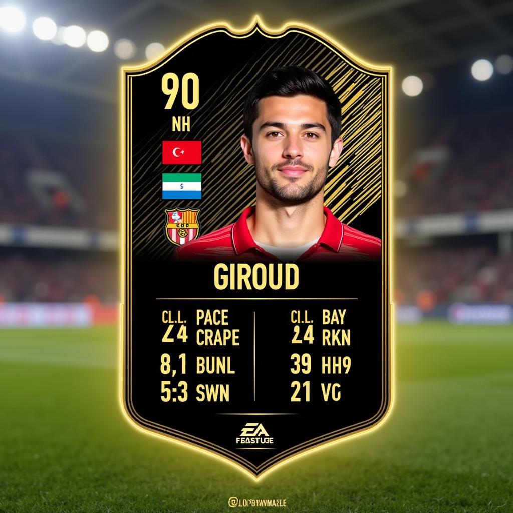 Giroud's FIFA 23 Card Stats