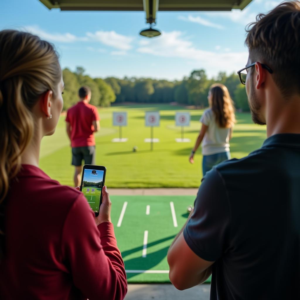 Golf Driving Range Game: Closest to the Pin