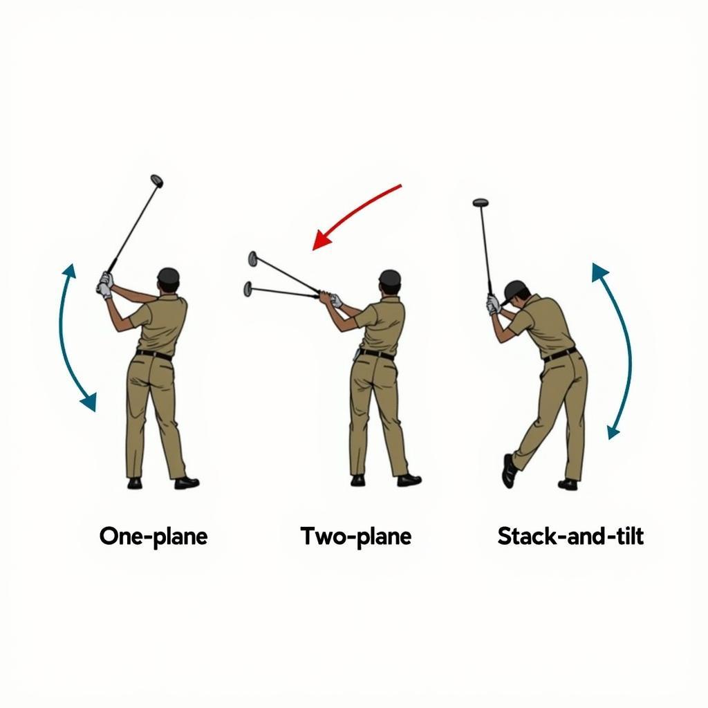 Comparing Different Golf Swing Types