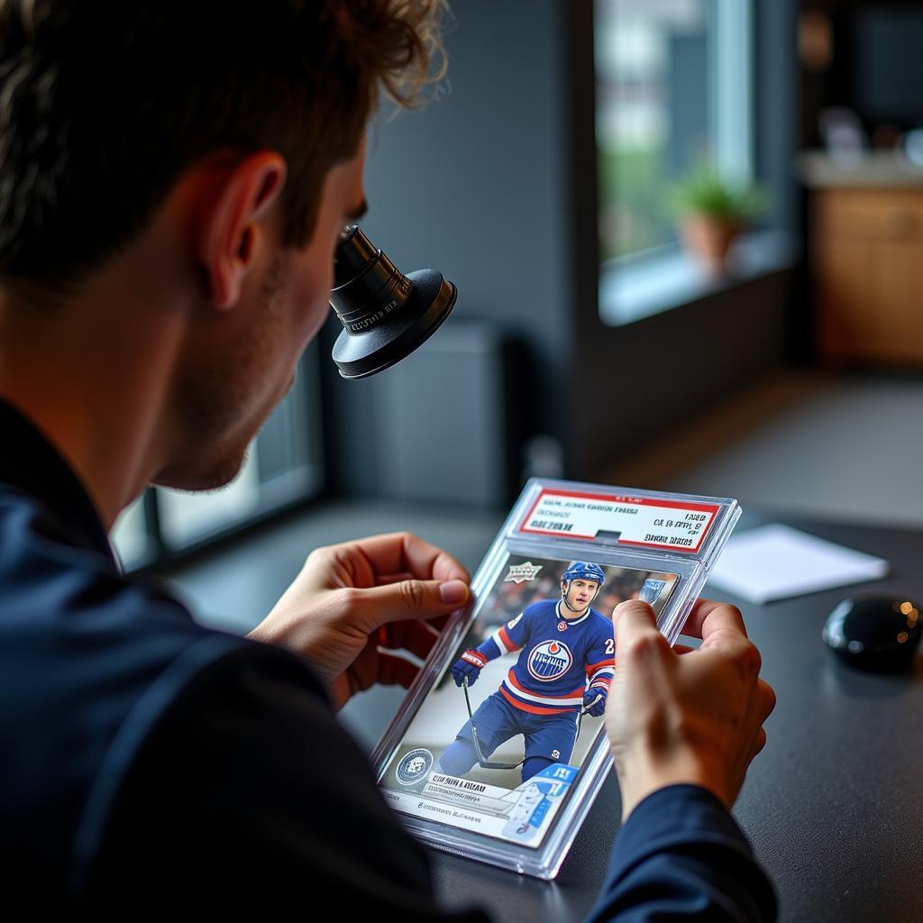 Professional Grading of a Connor McDavid Rookie Card