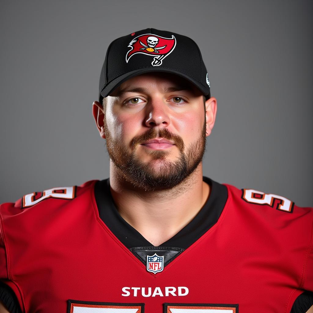 Grant Stuard in his Tampa Bay Buccaneers uniform