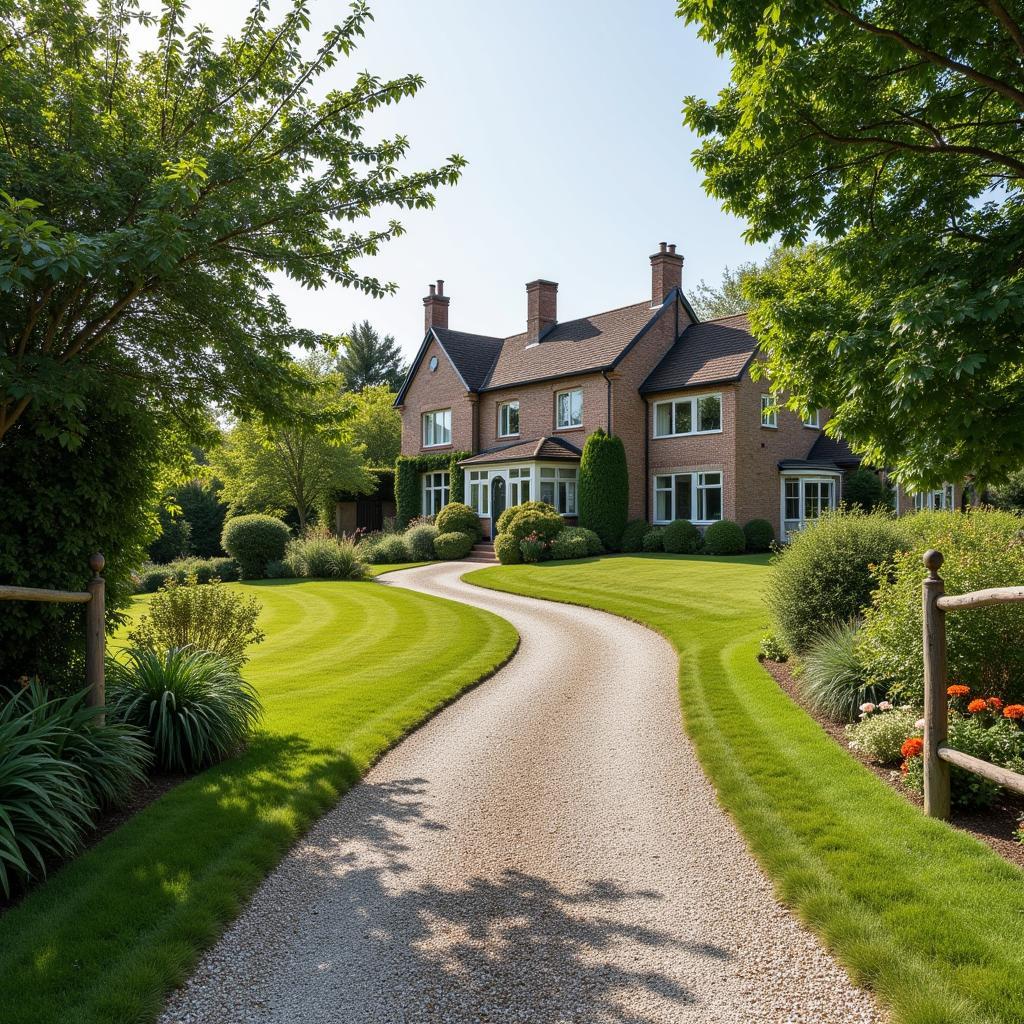 Rustic Gravel Driveway