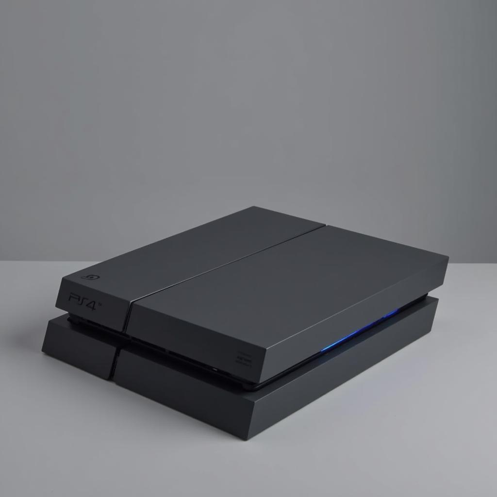 Classic Grey PS4 Console Design