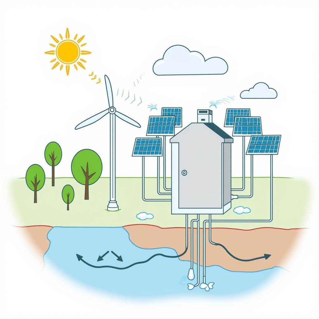 Illustration of a Grid Sink System