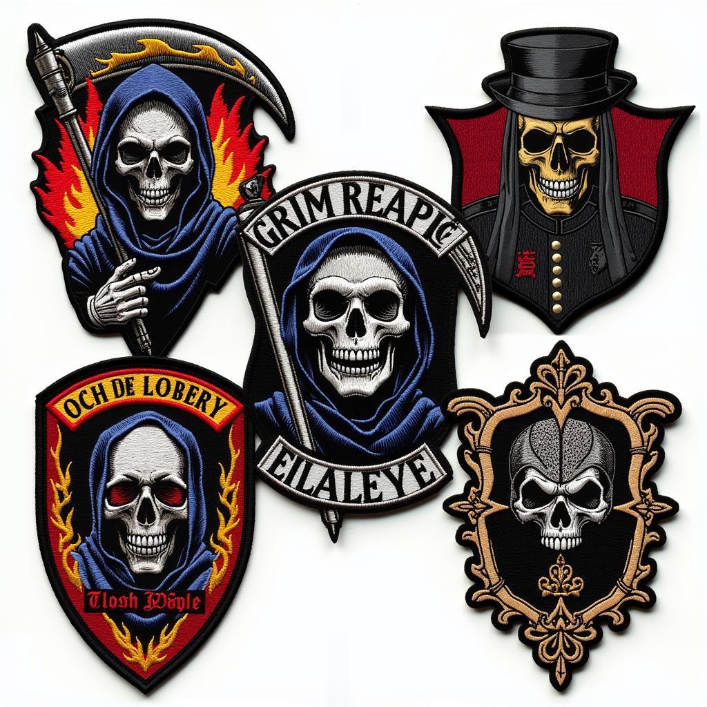 Grim Reaper Patches in Different Subcultures: Biker, Military, Goth