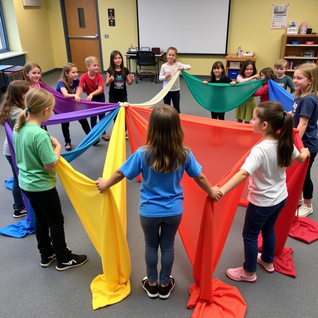 Group Circle Games with Props