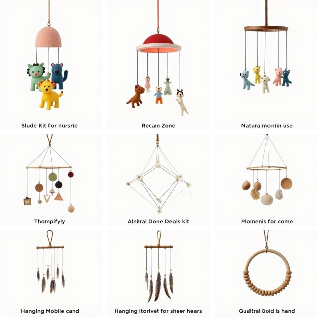 Different Types of Hanging Mobile Kits