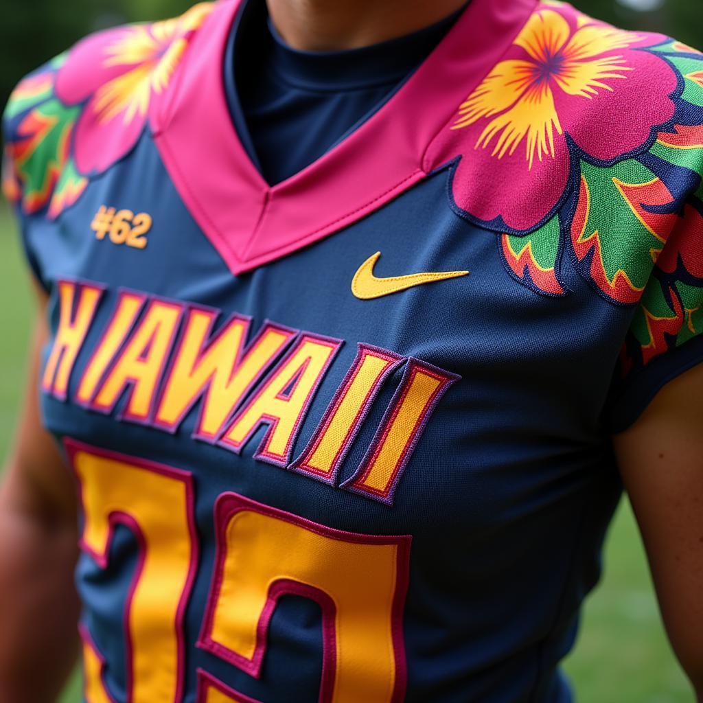 Authentic Hawaii Football Jersey Design