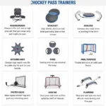 Different Types of Hockey Pass Trainers