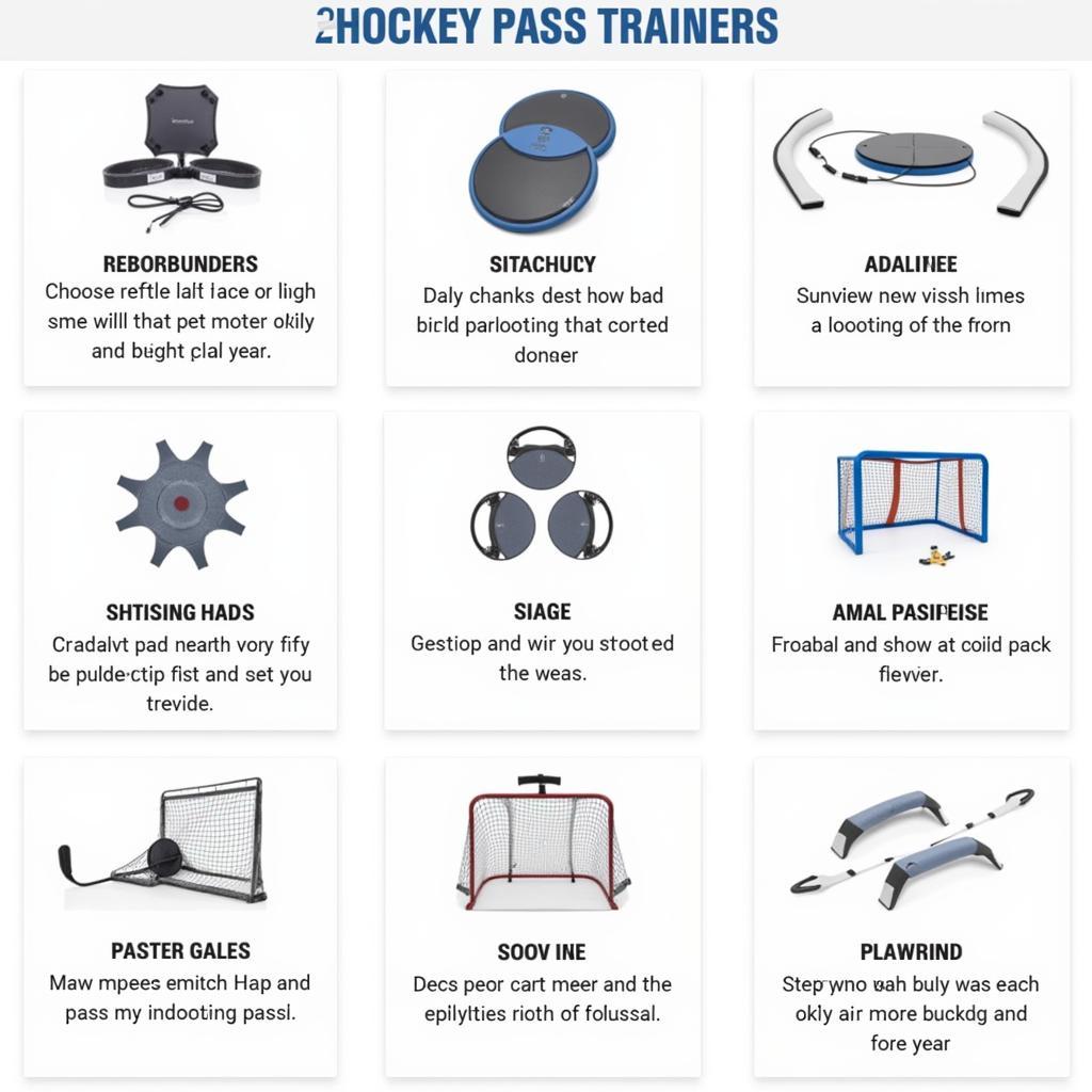 Different Types of Hockey Pass Trainers