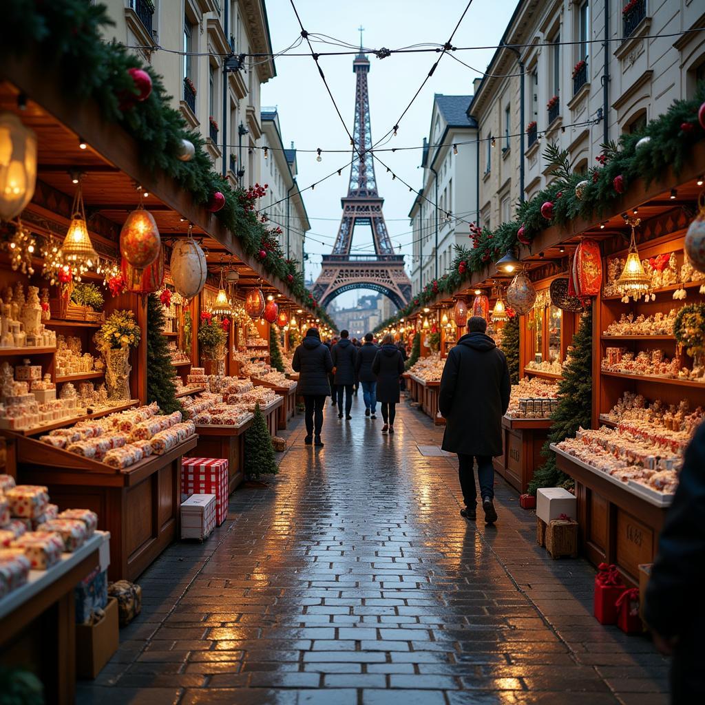 Festive Holiday Lot Panorama