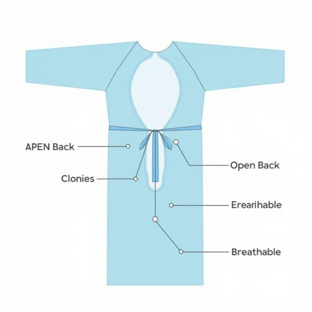 Hospital Gown Design Features