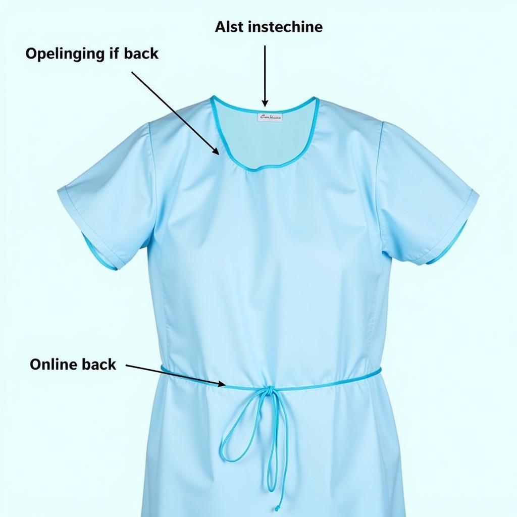 Features of a Hospital Gown