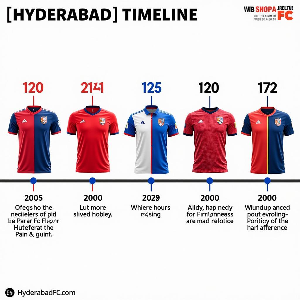 Hyderabad FC Jersey Evolution