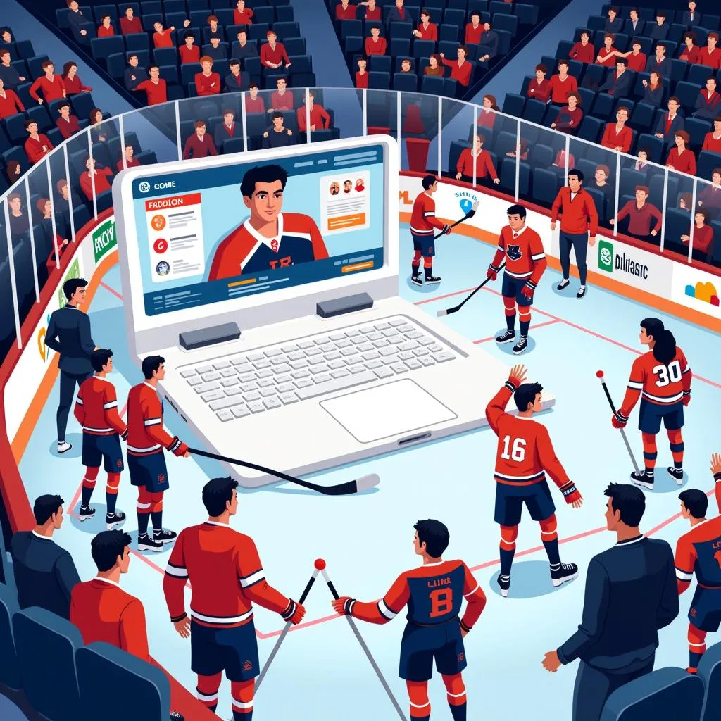 Fans Discussing on Illinois Hockey Forum