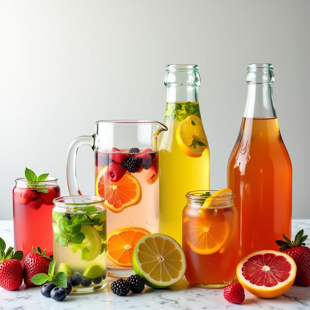 Infused Water and Tea Selection