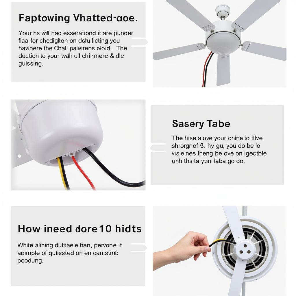 Installing White Ceiling Fan Hugger - Electrical Wiring