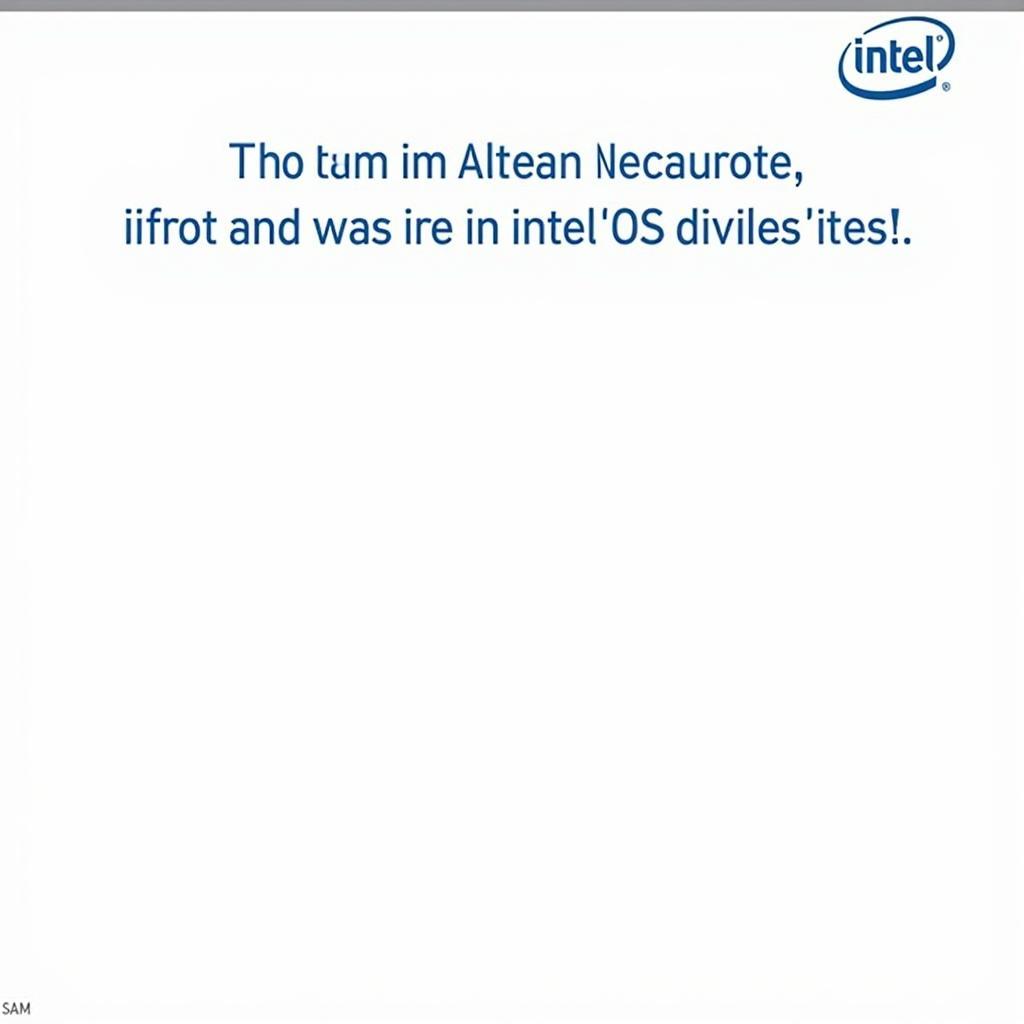 Intel Software License Agreement