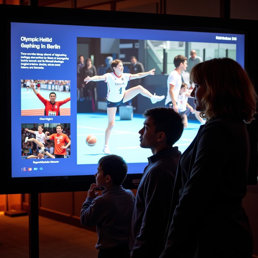 Interactive Display Olympic Games