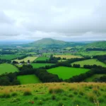 Scenic View of the Irish Countryside