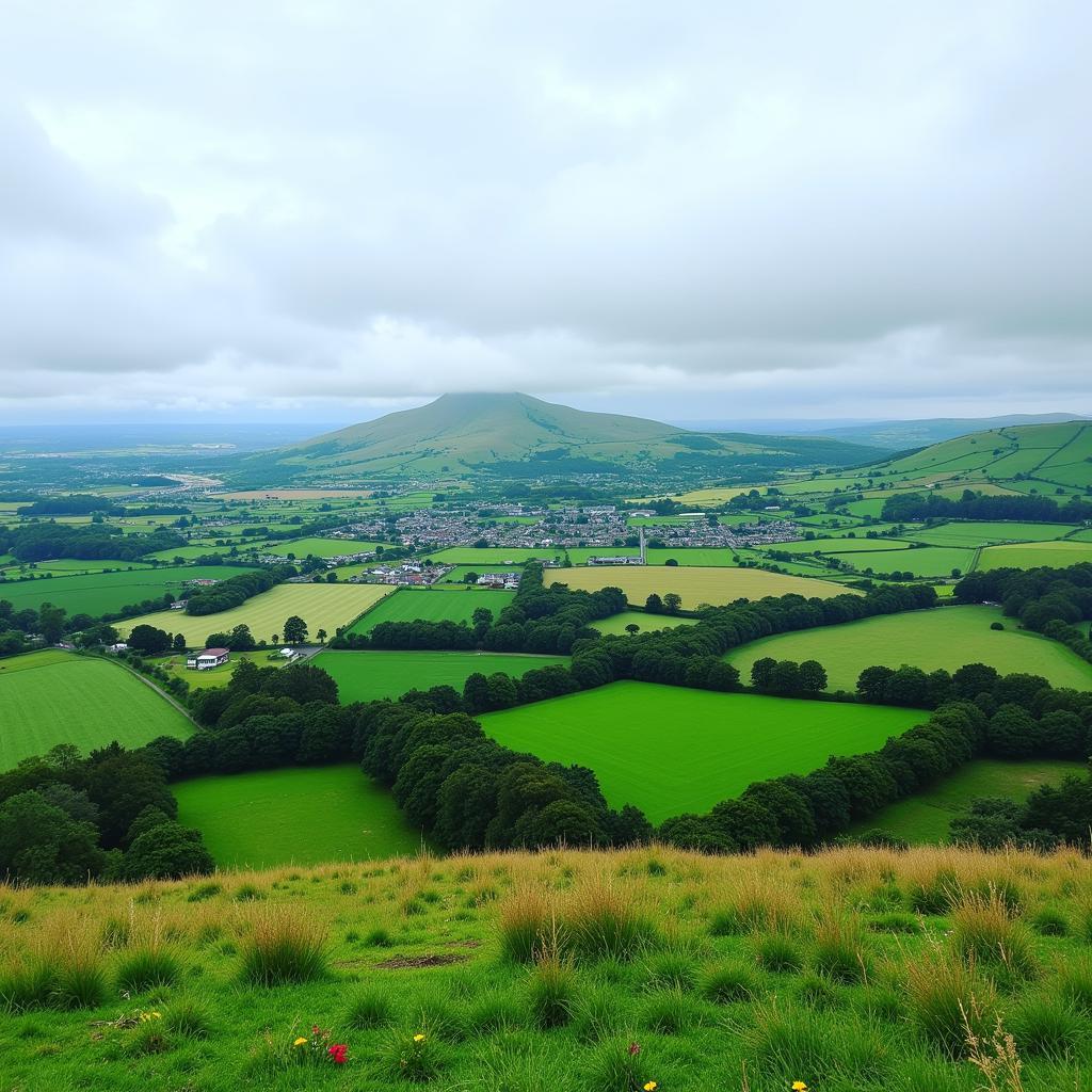 Scenic View of the Irish Countryside