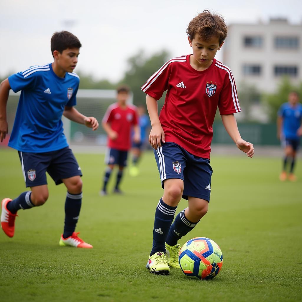 Israeli Football Youth Academy Training