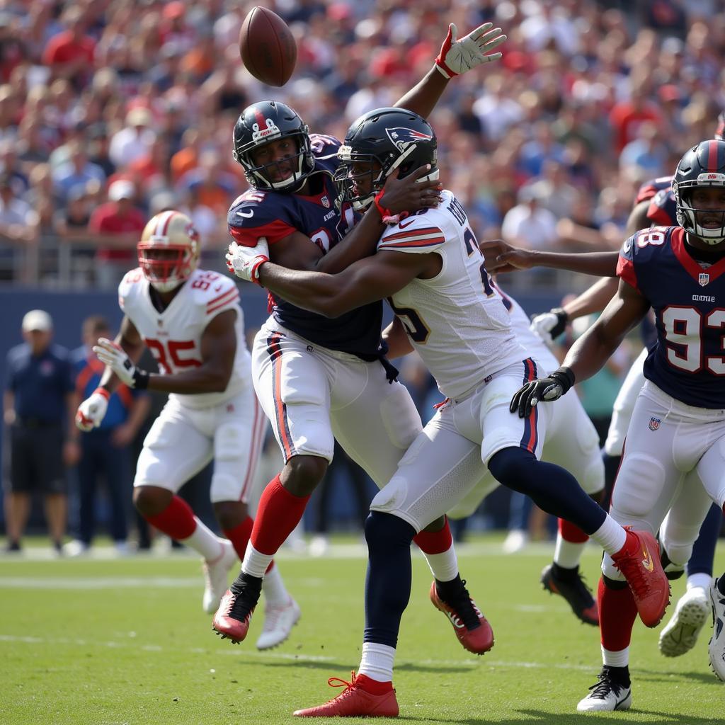 Jalen Newsome making a catch in an NFL game