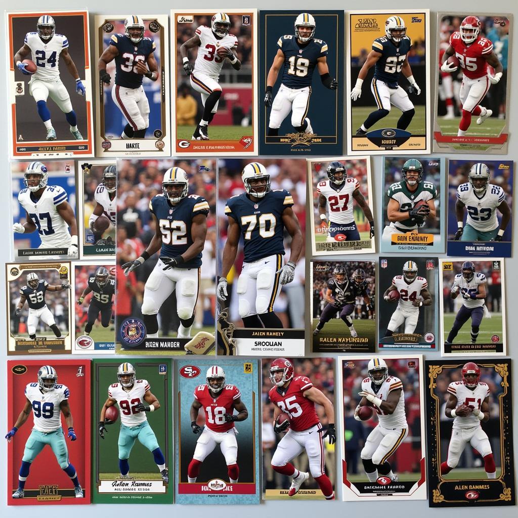 A Display of Jalen Ramsey Football Cards